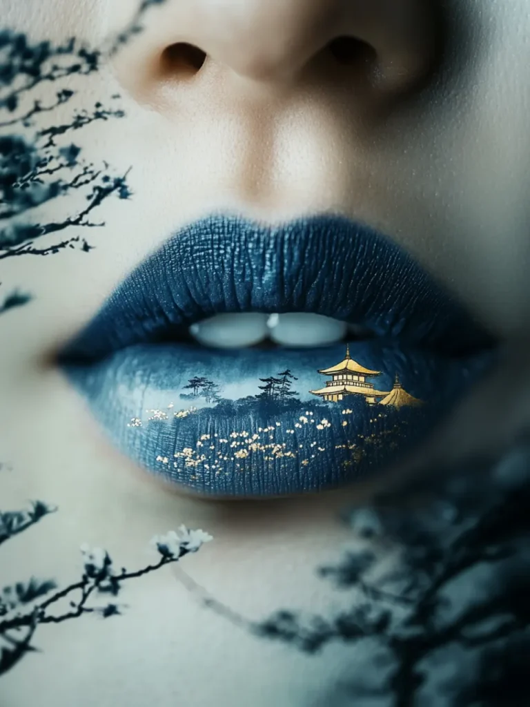 Cool Poster – Blue Temple Whisper