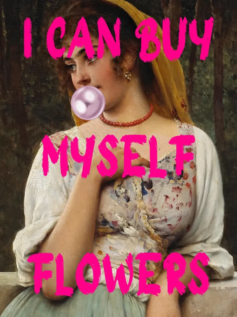 Cool Poster – Buy Myself Flowers
