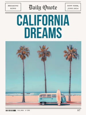 Cool Poster – California Dreams