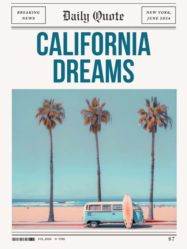 Cool Poster – California Dreams