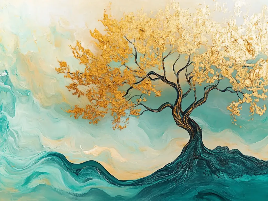 Cool Poster – Golden Blossom