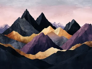 Cool Poster – Golden Mountains