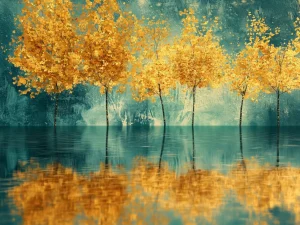 Cool Poster – Golden Reflection