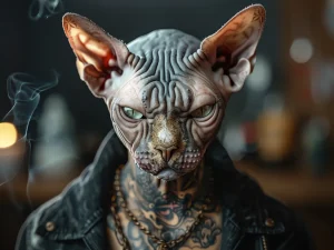 Cool Poster – Inked Sphinx