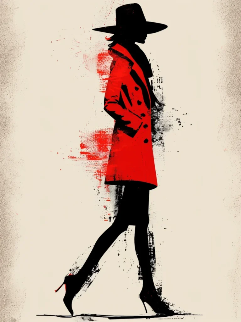 Cool Poster – Red Coat Stride