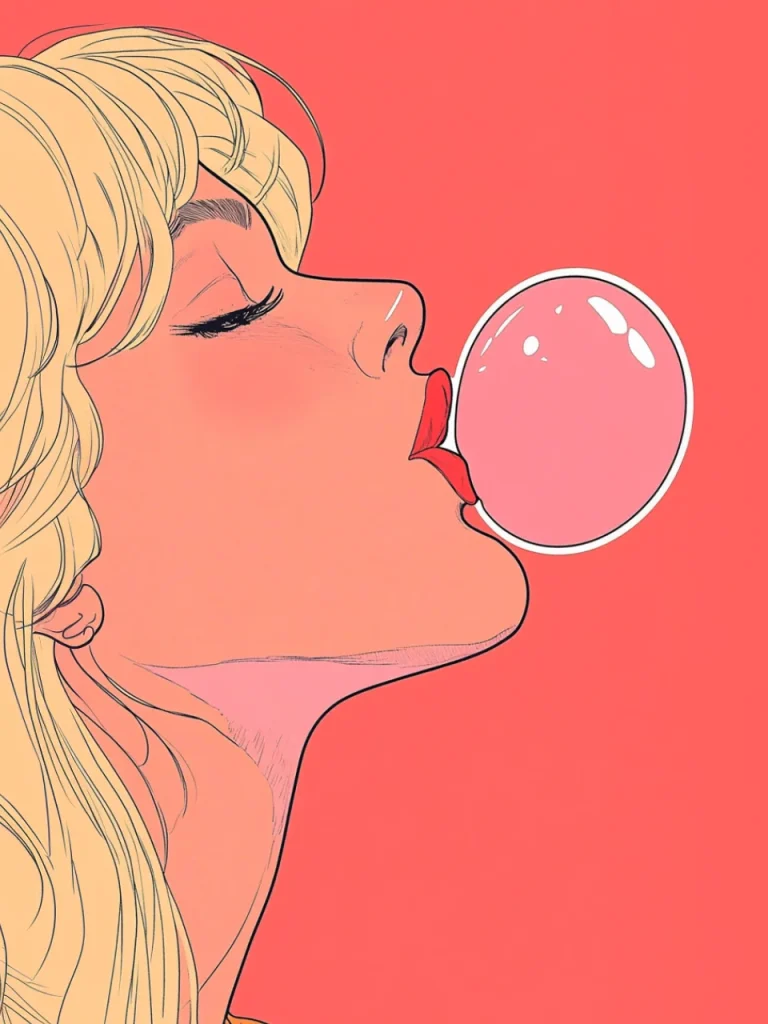Cool Posters – Bubblegum Blonde