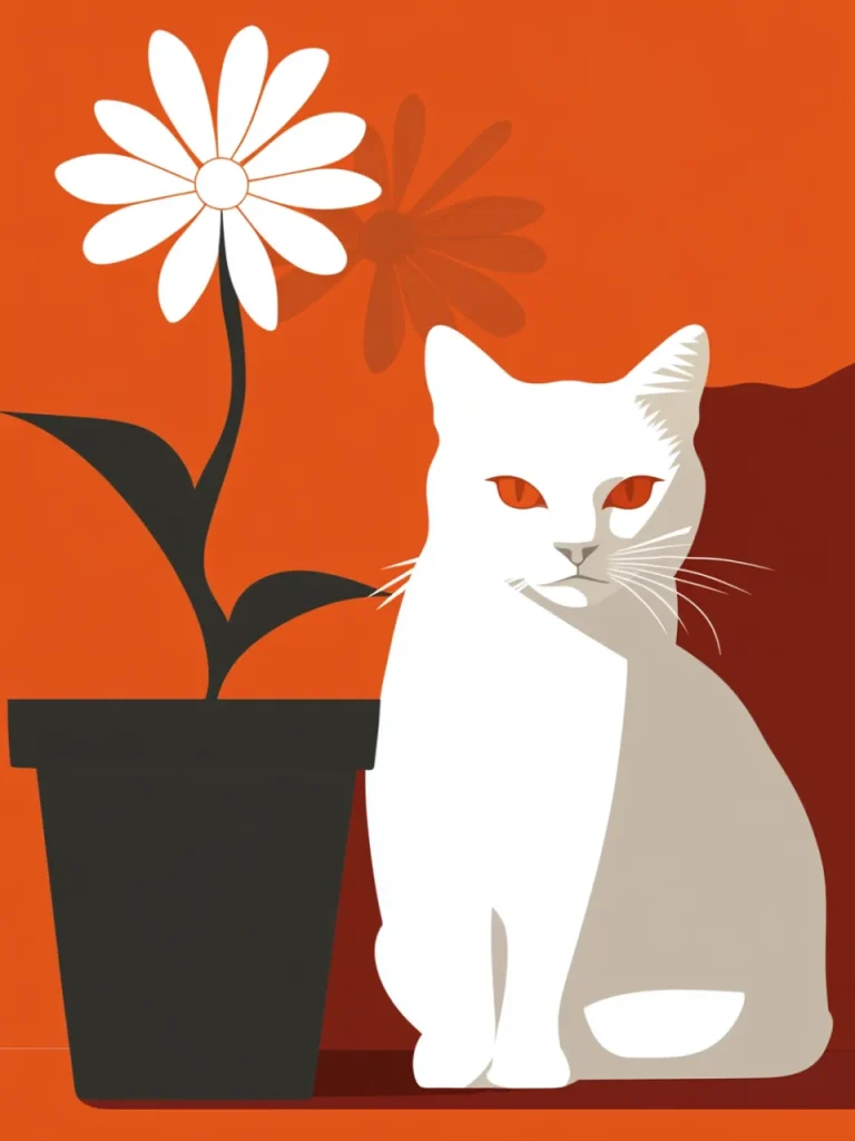 Cool Posters – Cat and Daisy Harmony