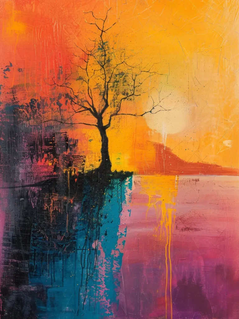 Cool Posters – Lonely Tree at Dusk