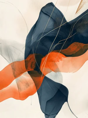 Minimalistic Posters – Burnt Flow