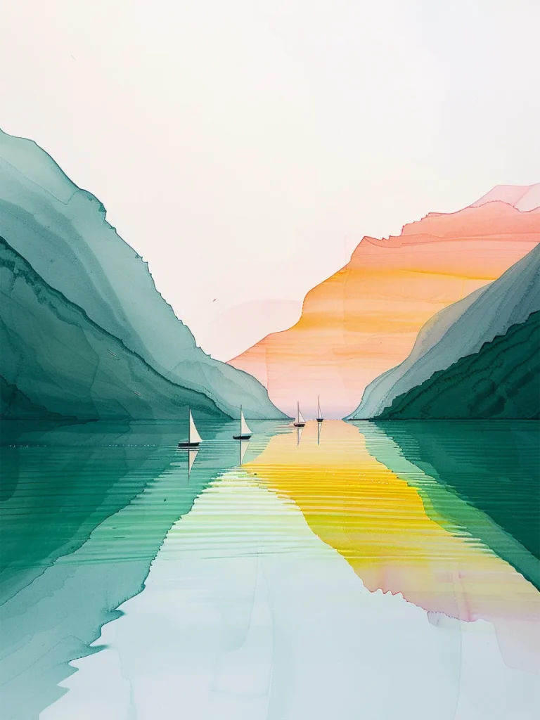 Minimalistic Posters – Calm Waters