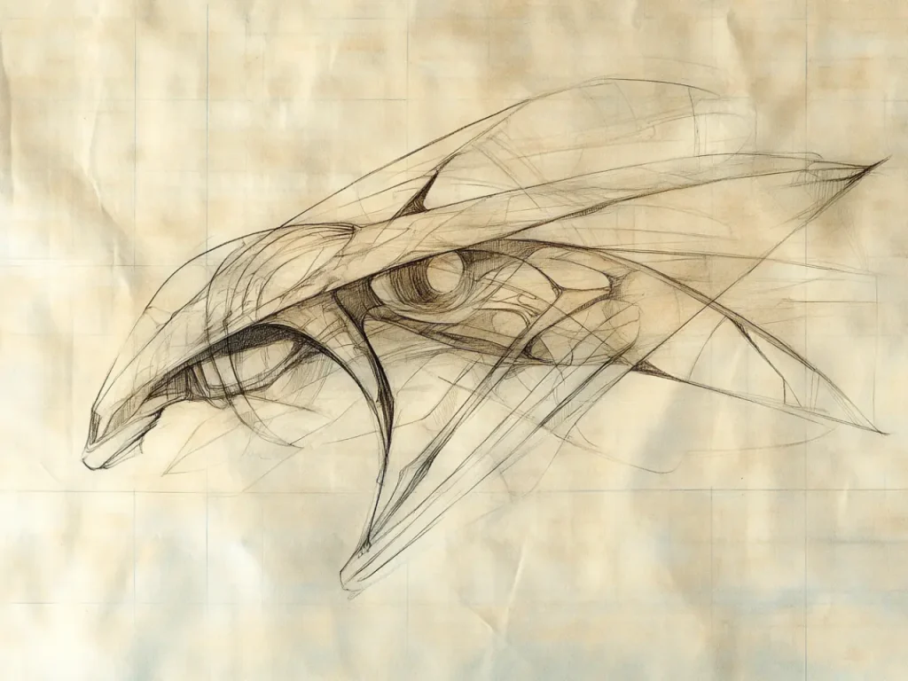 Minimalistic Posters – Flight Blueprint