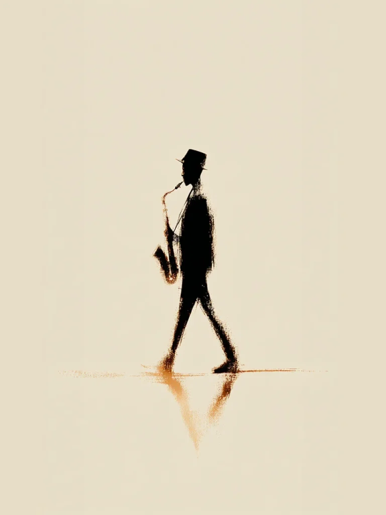 Minimalistic Posters – Saxophone Stroll