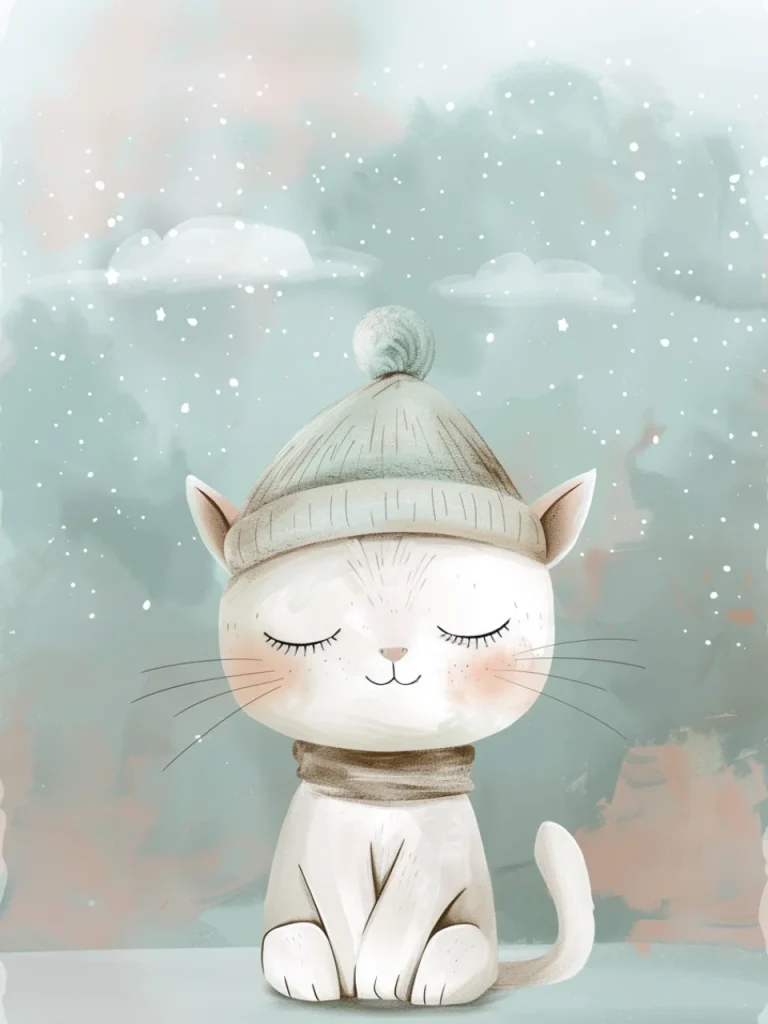 Pictures for Children room – Cozy Kitten