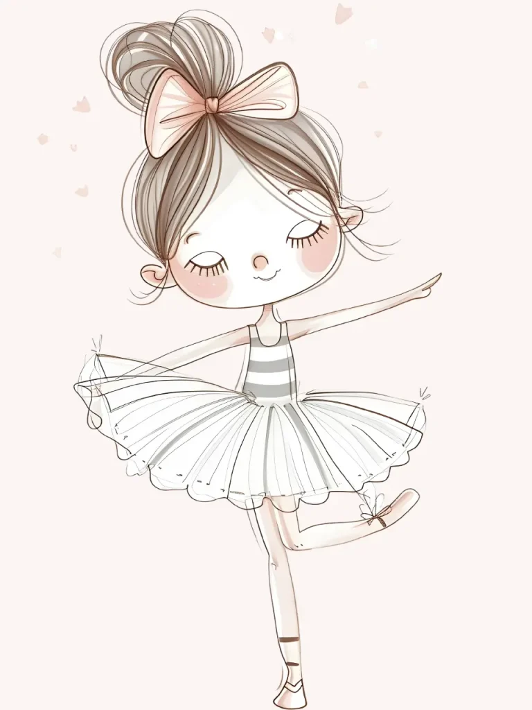 Pictures for Children room – Little Ballerina