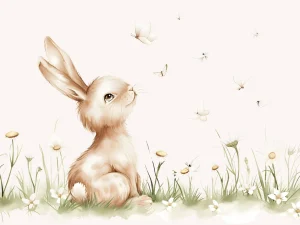 Pictures for Children room – Meadow Bunny