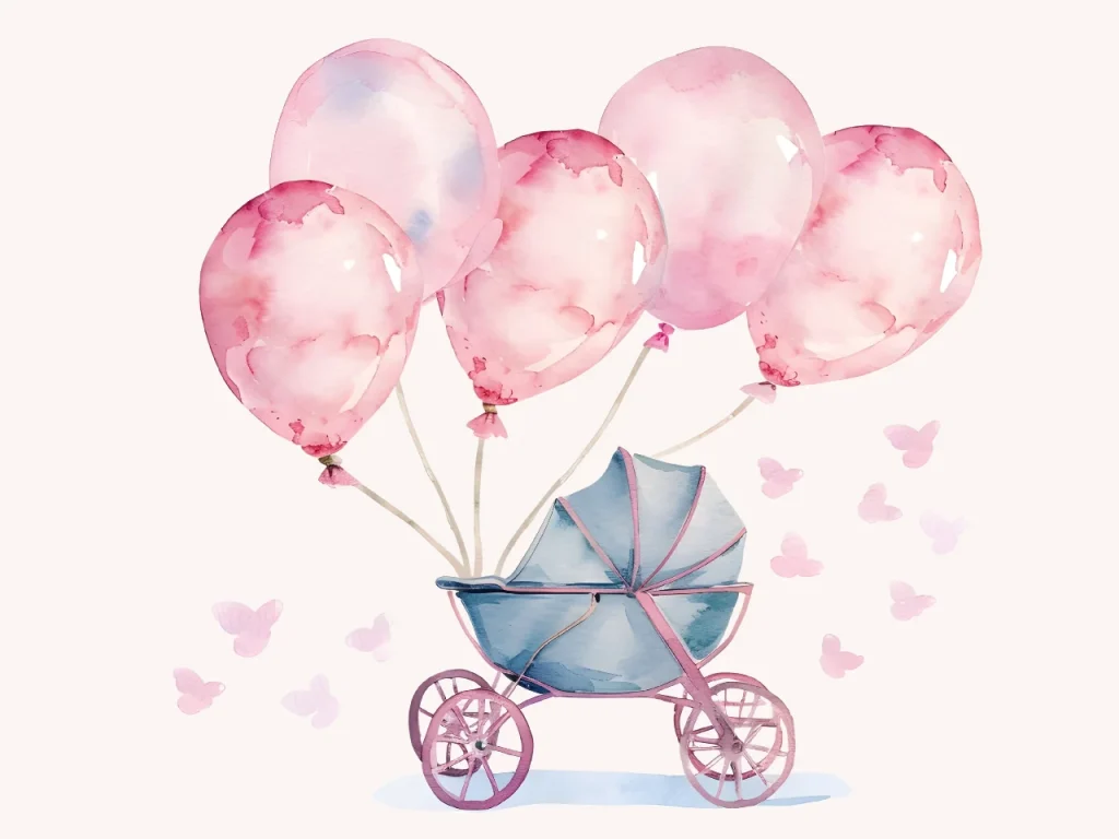Pictures for Children room – Pink Pram