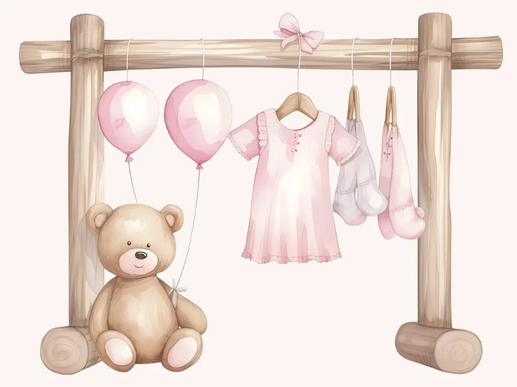Pictures for Children room – Teddy's Wardrobe