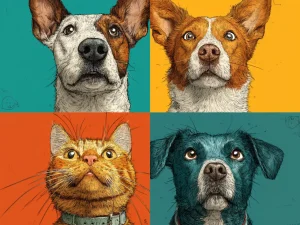 Animal Posters – Whiskers & Woofs