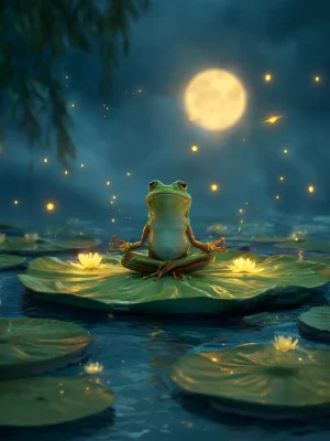 Animal Posters – Zen Frog