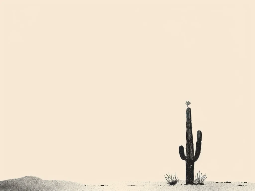 Minimalistic Posters – Desert Silence