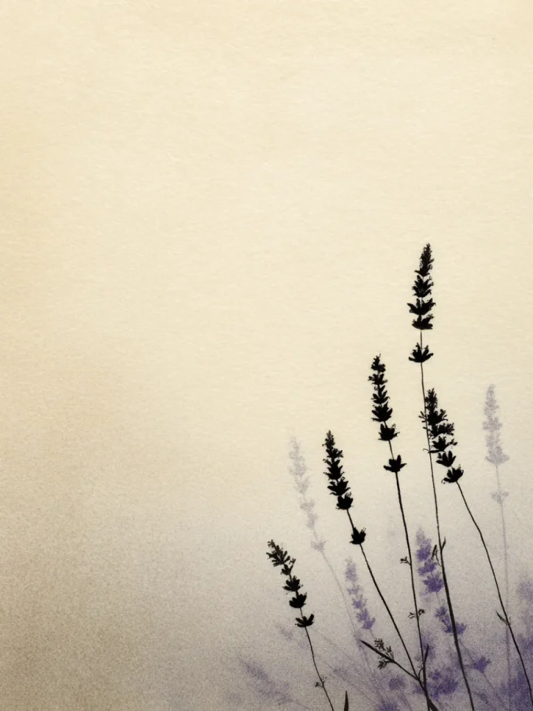Minimalistic Posters – Lavender Shadows