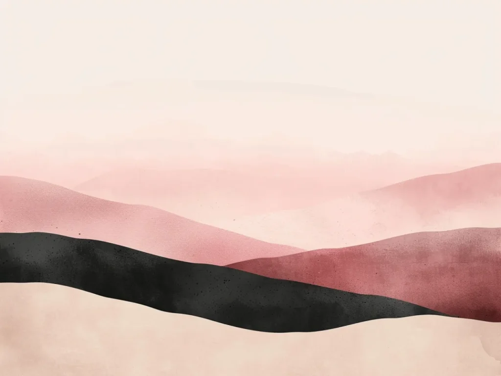 Minimalistic Posters – Rose Dune Silence