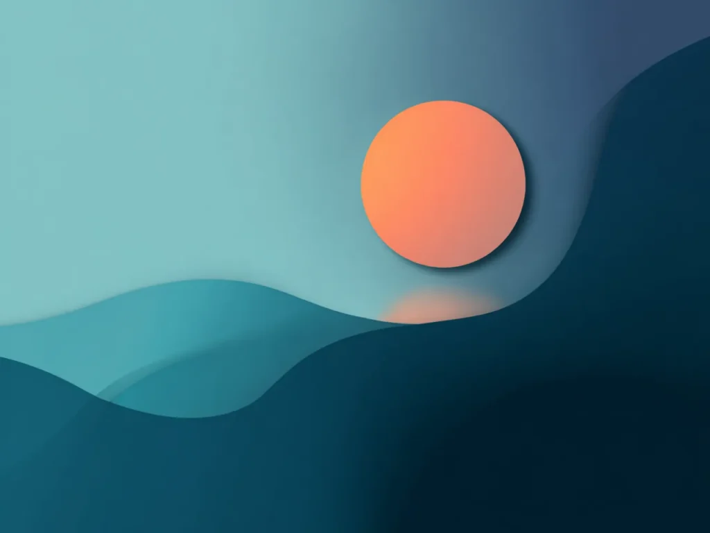 Minimalistic Posters – Sunset Fold
