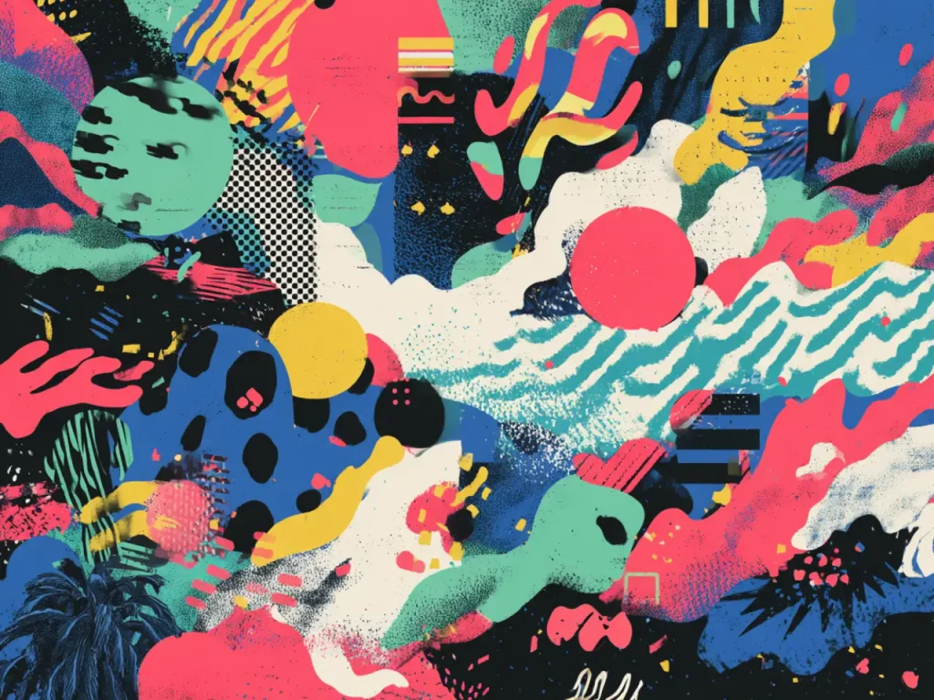 Pattern Poster – Chaos Pop Vibes