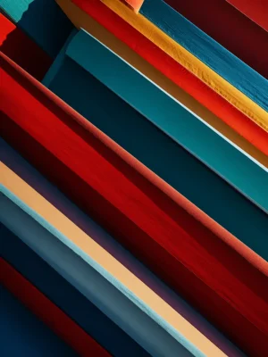 Pattern Poster – Diagonal Threads