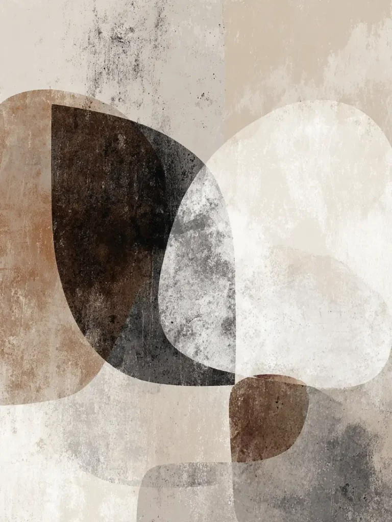 Pattern Poster – Soft Earth Layers