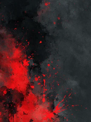 Pattern Posters – Crimson Burst