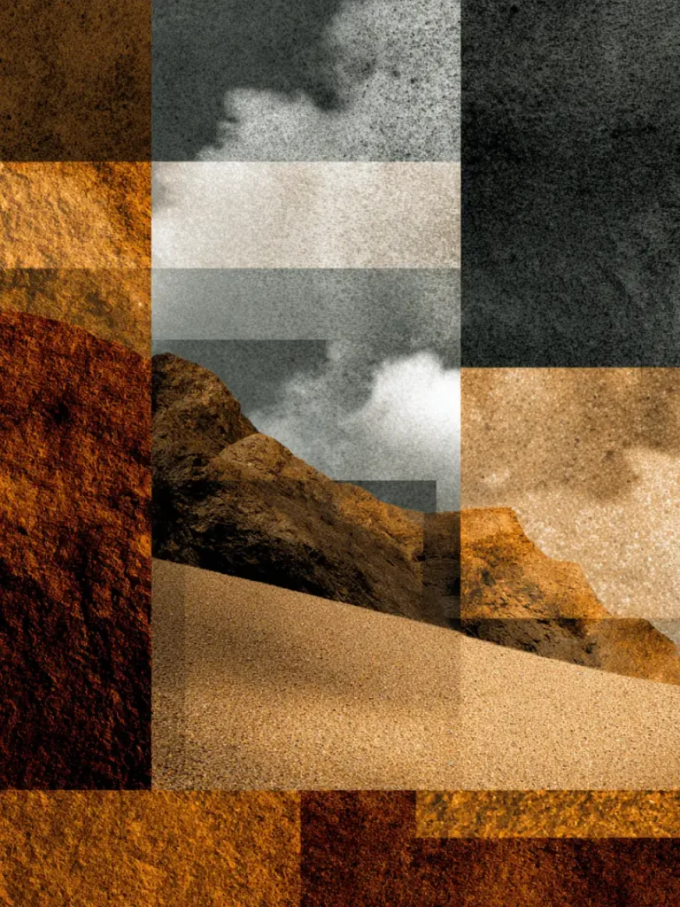 Pattern Posters – Desert Grid