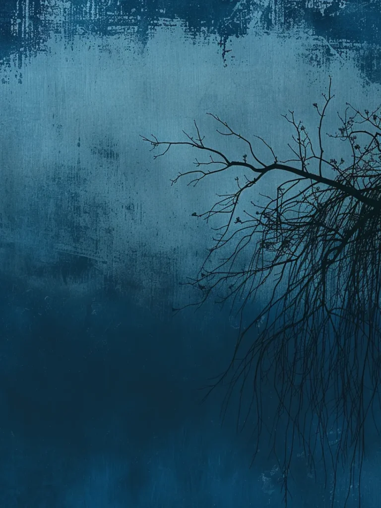 Poster For Bedroom – Shadows in Blue