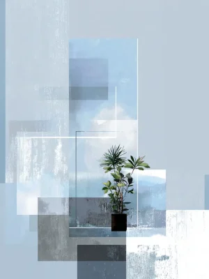 Poster For Living Room – Abstract Growth