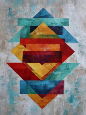 Poster For Living Room – Color Totem