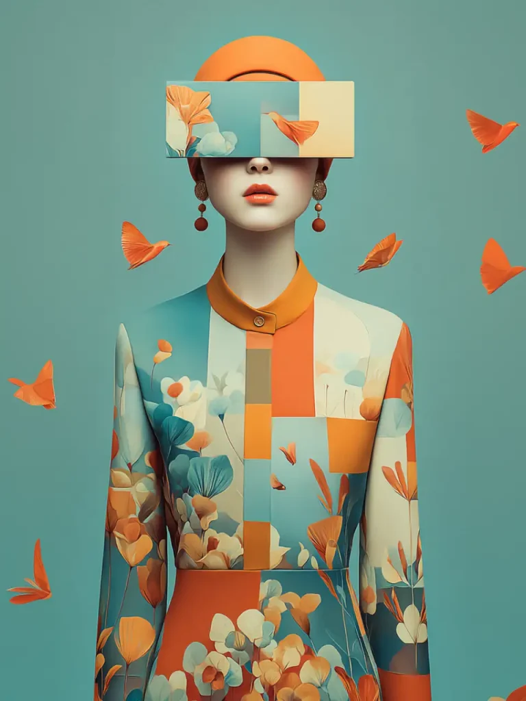 Poster For Living Room – Floral Visionary