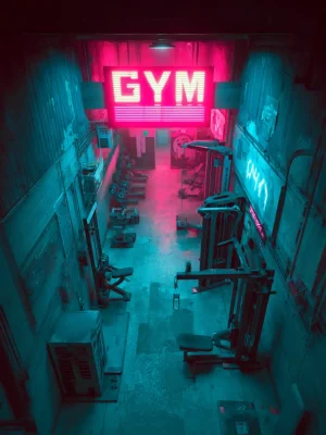 Poster For Living Room – Neon Grind