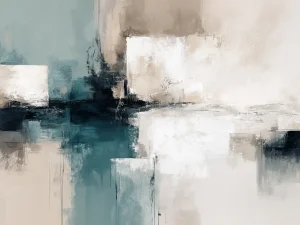 Poster For Living Room – Pale Layers