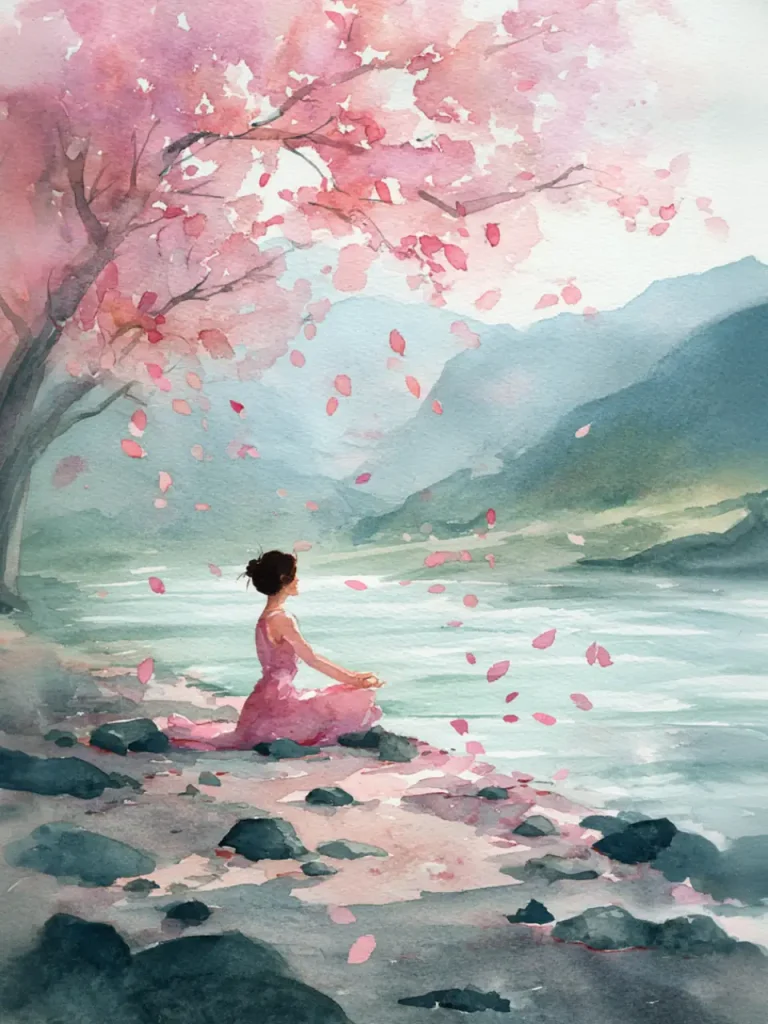 Poster For Living Room – Sakura Serenity