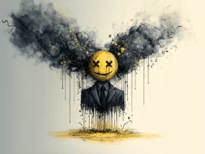 Poster For Living Room – Toxic Smile