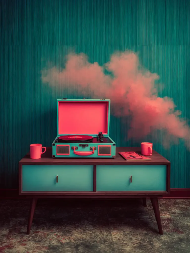 Poster For Living Room – Vinyl Mood Flow