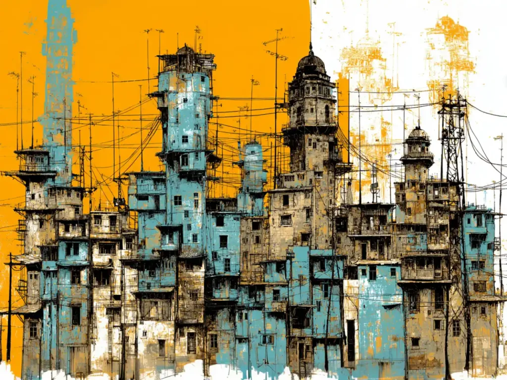 Poster For Living Room – Wired Skyline