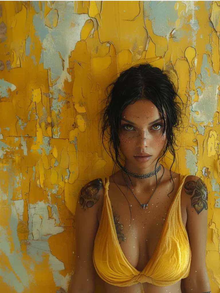 Poster For Living Room – Yellow Gaze