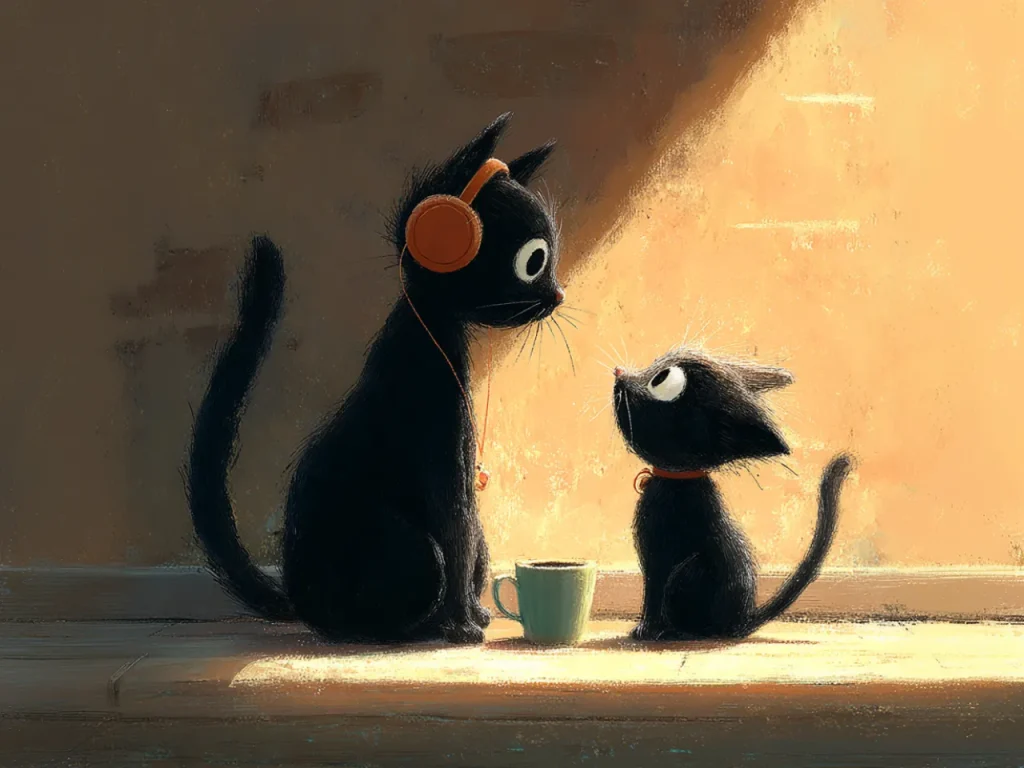 Posters For Children Room – Cat Talk