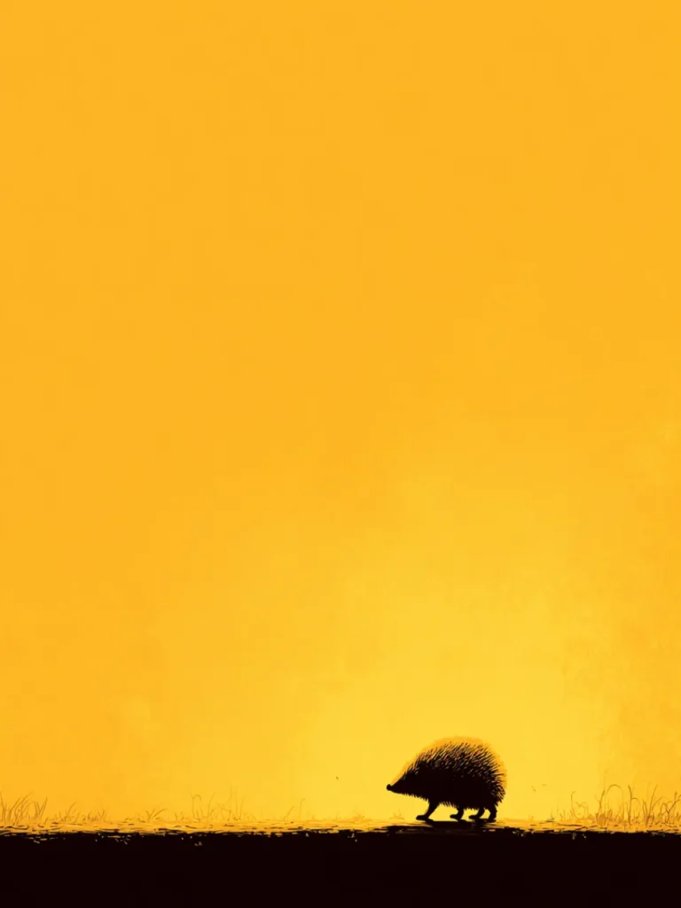 Posters For Children Room – Sunny Hedgehog