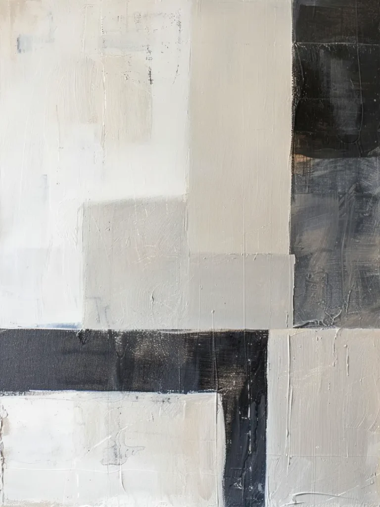 Posters for Living Room – Monochrome Balance