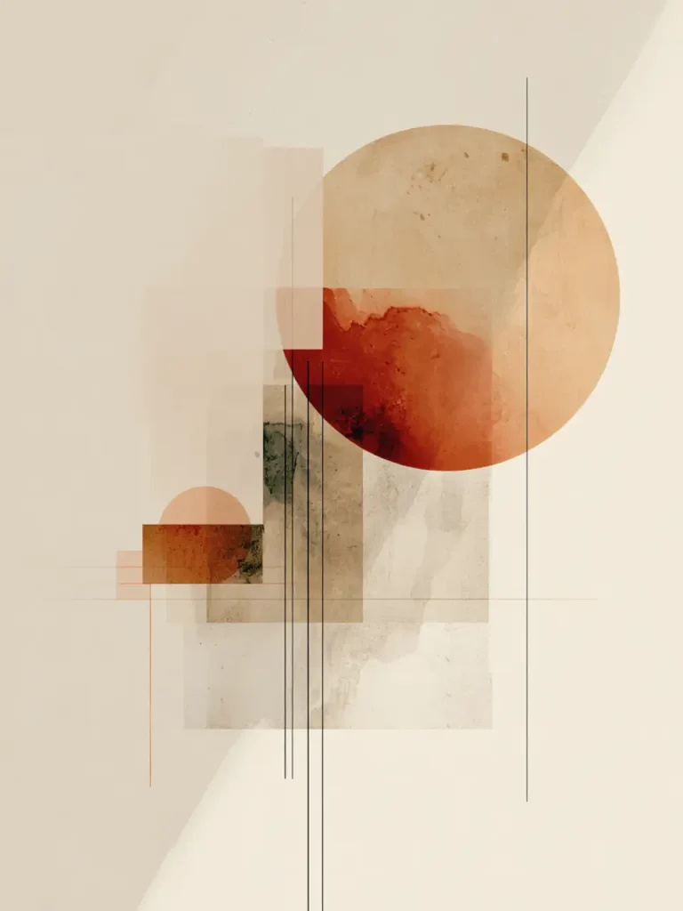 Minimalistic Poster – Geometric Terra