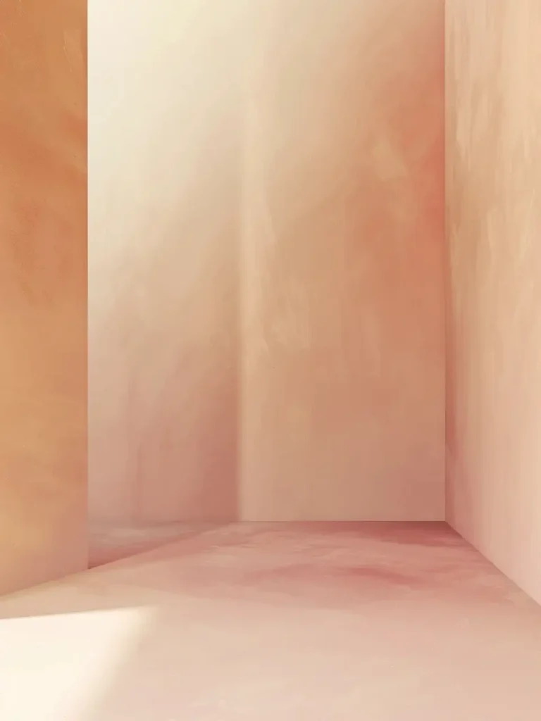 Minimalistic Poster – Peach Horizon