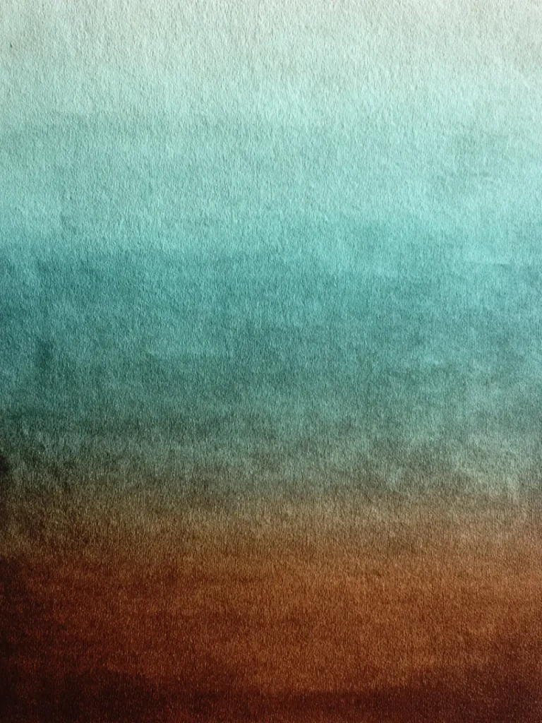 Minimalistic Poster – Teal Earth Gradient