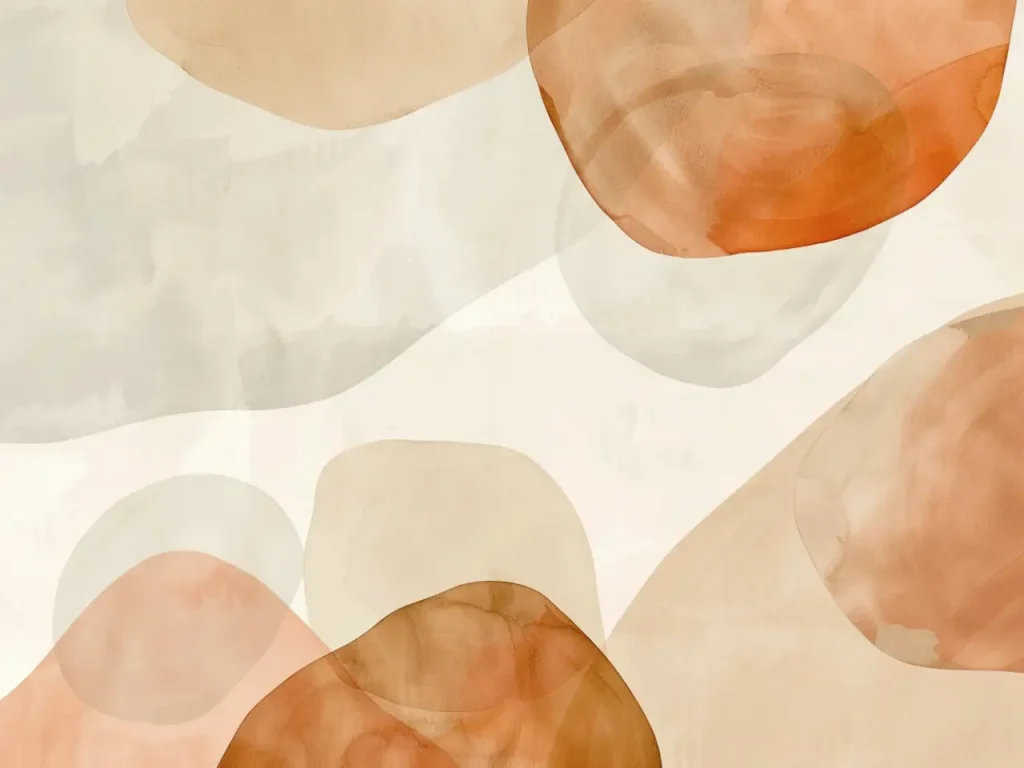 Minimalistic Poster – Terracotta Flow